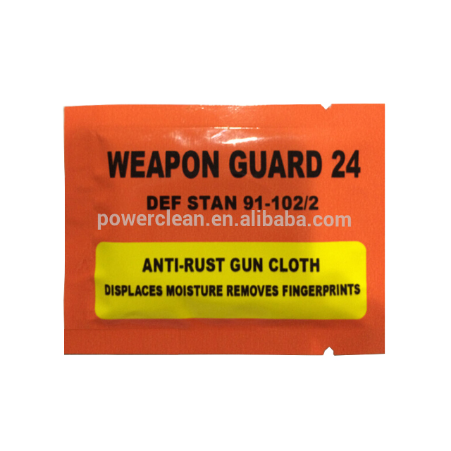 Disposable Anti-Rust Gun Cleaning Cloth Disinfecting Wipes