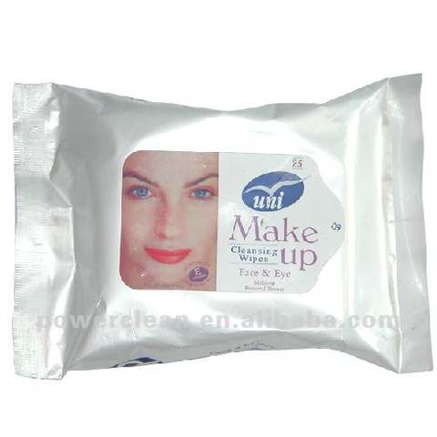 Disposable Cosmetic Female Makeup Remover Wet Wipes