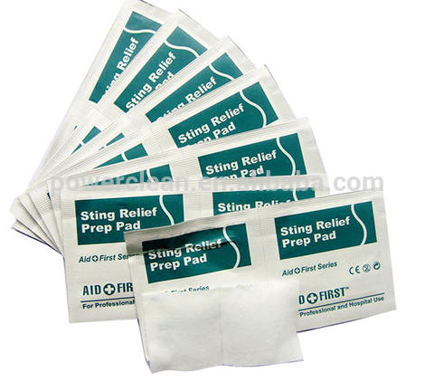 Outdoor Care Medical Product Name is Easy Carry Sting Relief Prep Pad for Outdoor ...