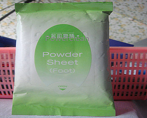 Top Sale Powder Sheet Fresh Foot Cleaning Wet Wipes Body Care Wet Tissue