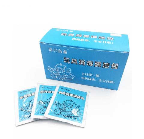Toy Disposable Single Packaged Disinfecting Cleaning Wipes